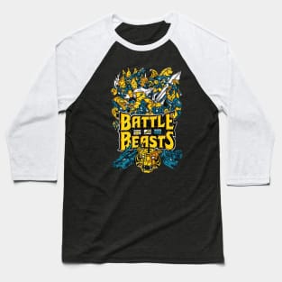 Battle Beasts!! Fire! Water! Wood!! Baseball T-Shirt